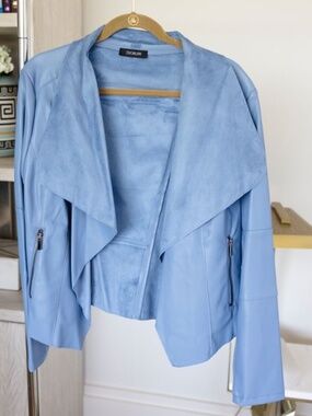 Escalier Faux Suede & Leather Jacket